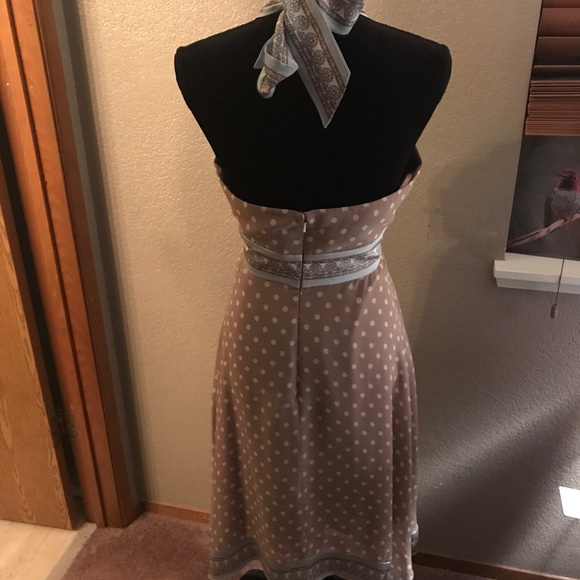 BCBG Max Azria Halter Dress Sz 12 - Picture 5 of 6